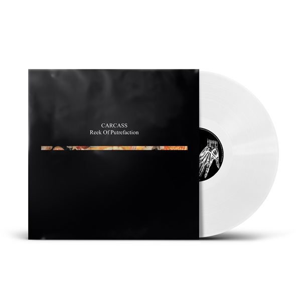 Carcass – Reek of Putrefaction WITH SEAM SPLIT (Phd exclusive white vinyl)